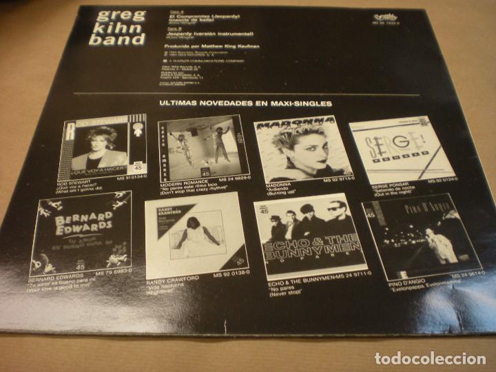 Discos de vinilo: GREG KIHN BAND . Jeopardy el compromiso - Foto 2