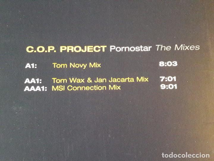 Discos de vinilo: C.O.P. Project - Pornostar (The Mixes) - 2000 - Foto 2