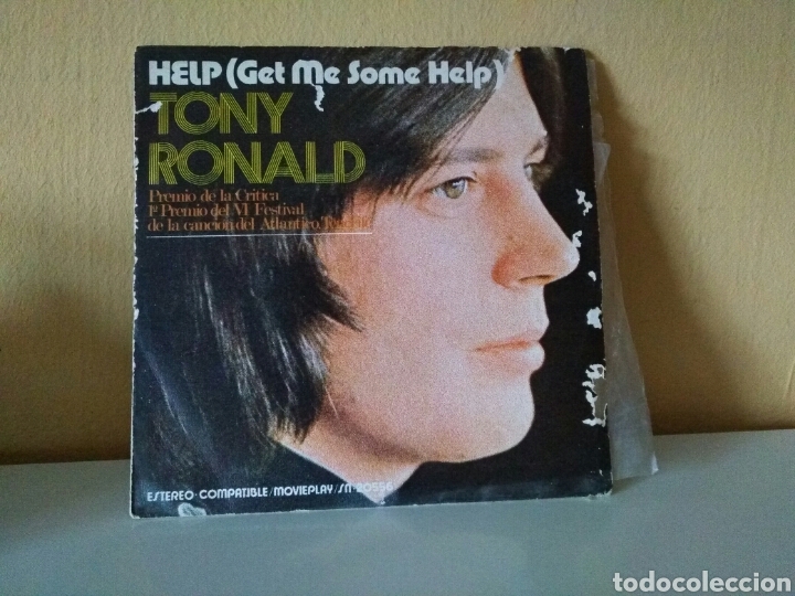 Discos de vinilo: TONY RONALD : Help (Get me some help) - Once upon a time - Foto 1