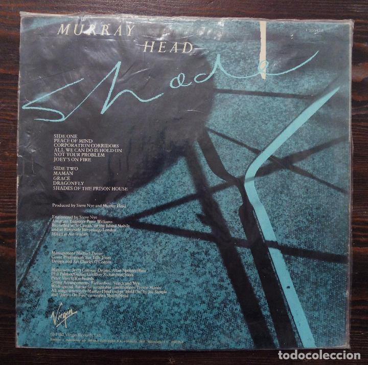 Discos de vinilo: LP MURRAY HEAD - SHADE - VIRGIN 1983. - Foto 2