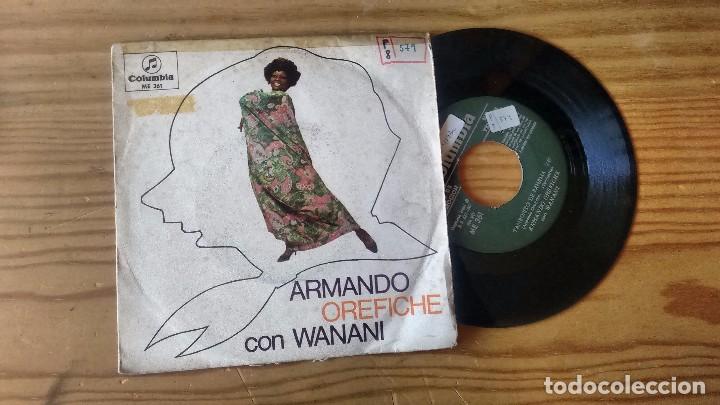 Disques de vinyle: SINGLE (VINILO) DE ARMANDO POREFICHE CON WANANI A&Ntilde;OS 60