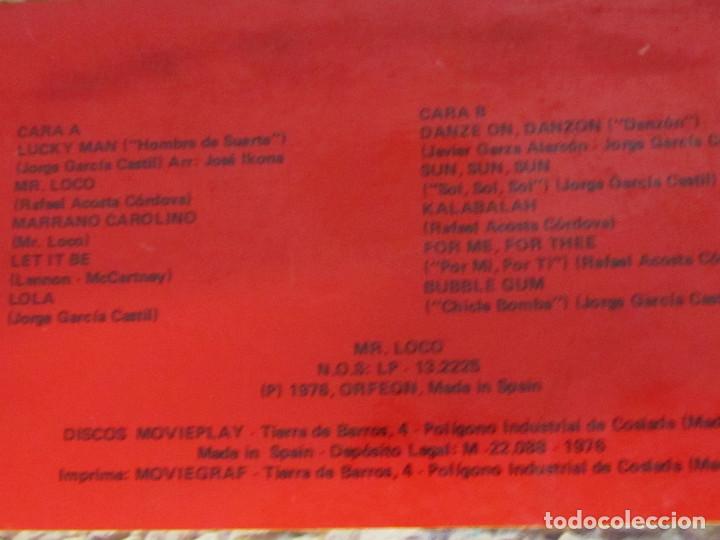 Discos de vinilo: MR. LOCO - LUCKY MAN (LP 1976) - Foto 2
