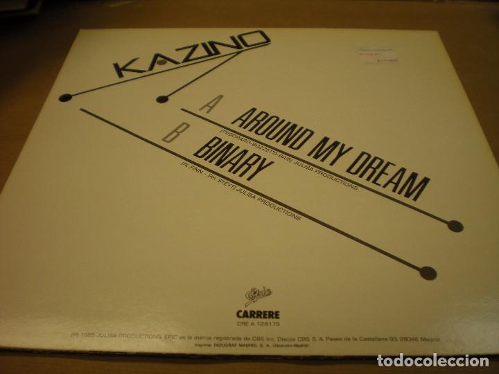 Discos de vinilo: KAZINO- Around my dream/ Binary - Foto 2