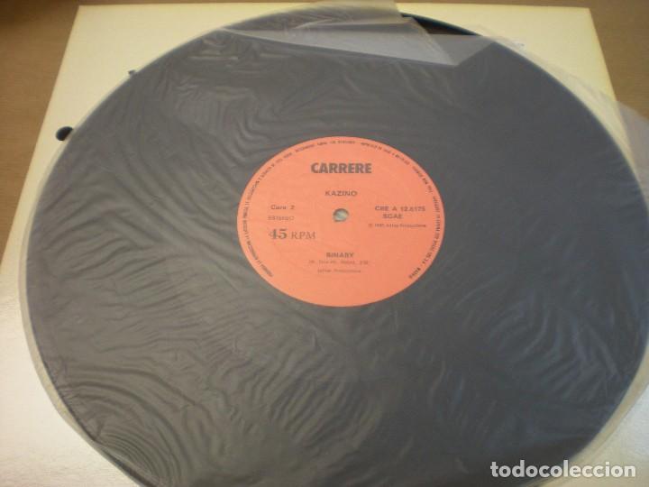 Discos de vinilo: KAZINO- Around my dream/ Binary - Foto 3