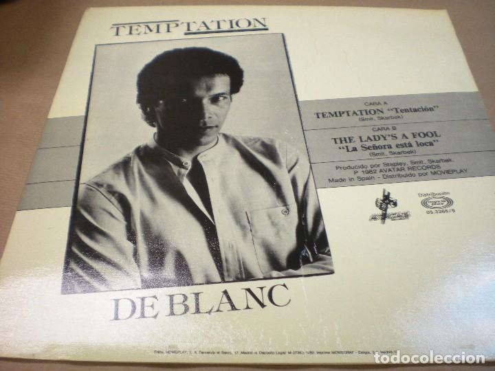 Discos de vinilo: TEMPTATION - DE BLANC - Foto 2