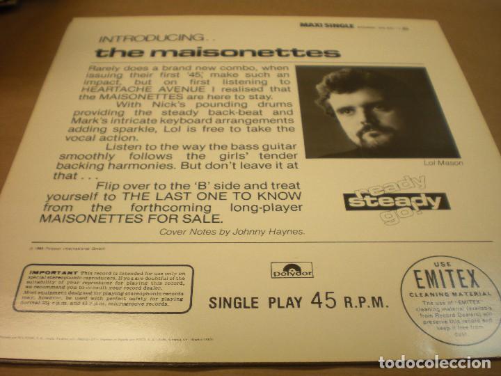 Discos de vinilo: THE MAISONETTES- Heartache avenue - Foto 2