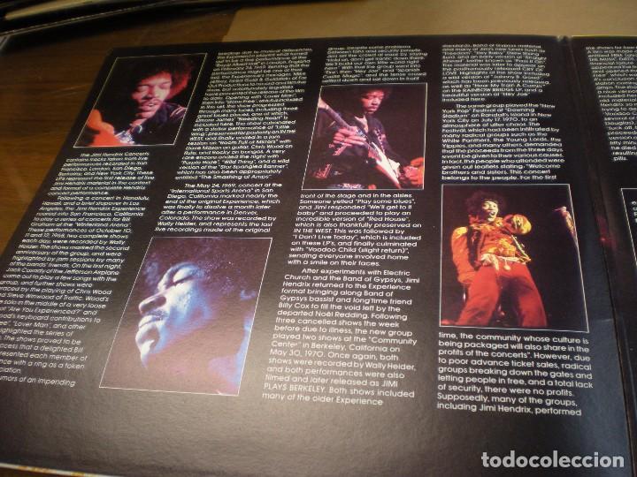 Discos de vinilo: THE JIMI HENDRIX CONCERTS  . Doble maxi single - Foto 2