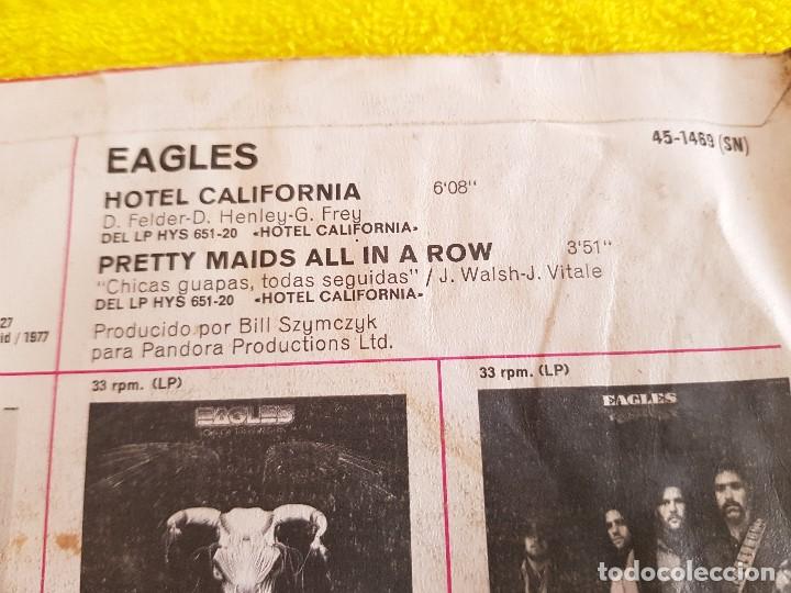 Discos de vinilo: HOTEL CALIFORNIA - EAGLES - Foto 4