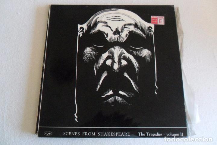 Discos de vinilo: SCENES FROM SHAKESPEARE - THE TRAGEDIES -VOLUME ii HAMLET KING LEAR -MARLOWE DRAMATIC - Foto 1