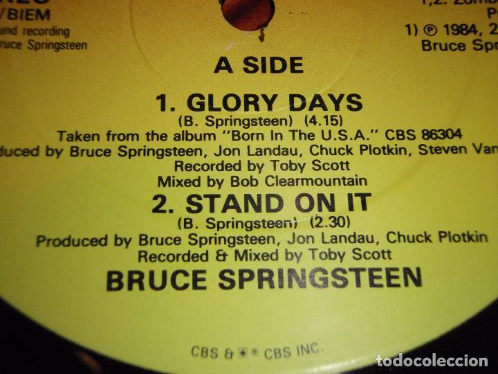 Discos de vinilo: Bruce Springsteen &ndash; Glory Days UK 1985 CBS - Foto 3