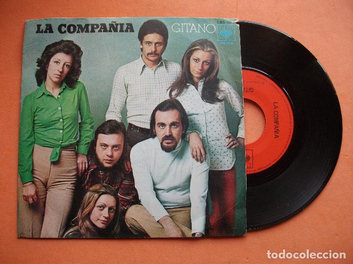 Discos de vinilo: LA COMPA&Ntilde;IA - GITANO / DO&Ntilde;A ASUNCION / SINGLE CBS DE 1973 - Foto 1