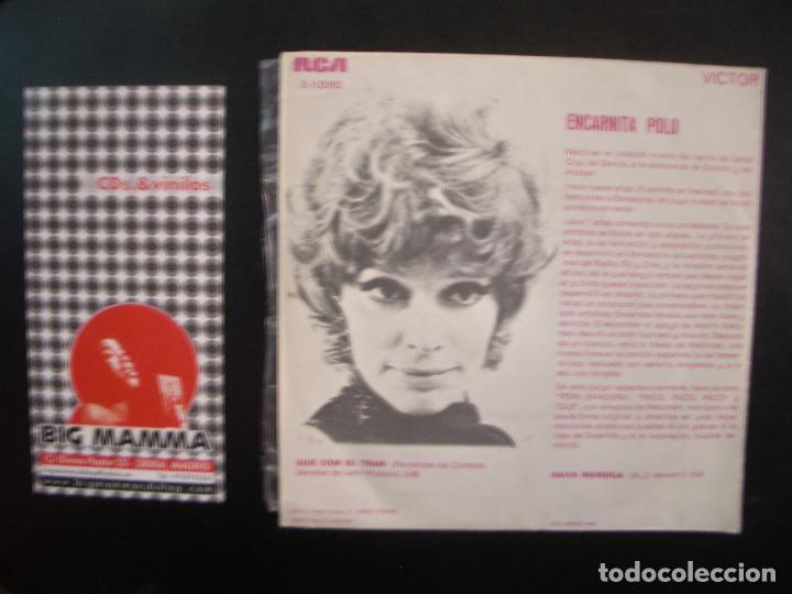 Discos de vinilo: ENCARNITA POLO- QUE CON EL TRAN - Foto 2
