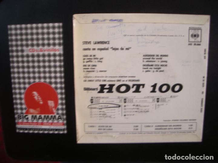 Discos de vinilo: STEVE LAWRENCE- CANTA EN ESPA&Ntilde;OL - Foto 2