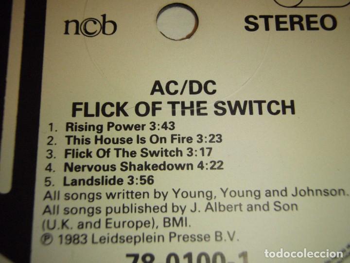 Discos de vinilo: AC DC ( FLICK OF THE SWITCH ) 1983-EEC LP33 ATLANTIC* - Foto 3