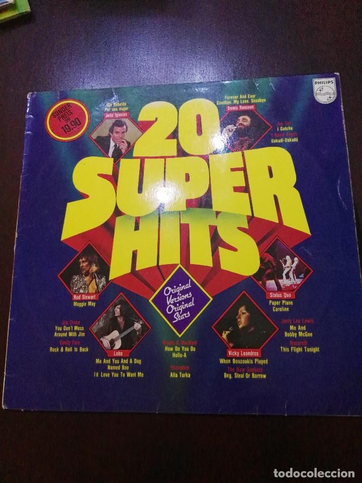 Discos de vinilo: 20 super hits editado en Alemania - Foto 1