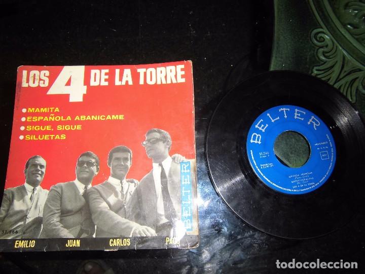 Discos de vinilo: single 45 rpm. los 4 de la torre 1965 - Foto 1