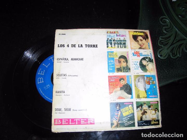 Discos de vinilo: single 45 rpm. los 4 de la torre 1965 - Foto 2