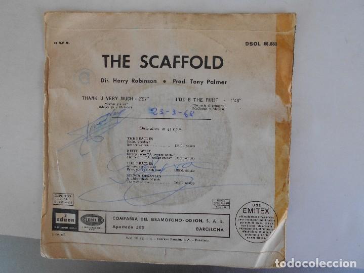 Discos de vinilo: THE SCAFFOLD-SINGLE THANK U VERY MUCH - Foto 2