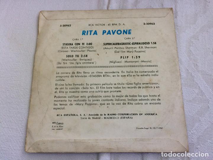 Discos de vinilo: RITA PAVONE SPANISH / MARY POPPINS - Foto 2