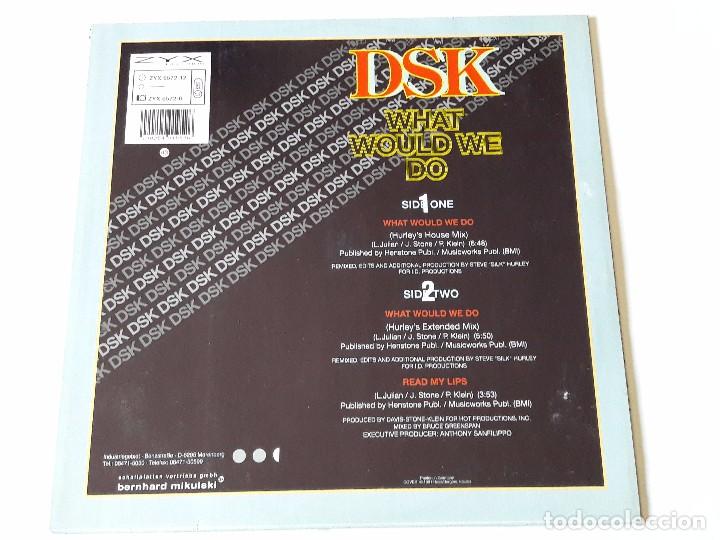 Discos de vinilo: DSK - What Would We Do - 1991 - Foto 2