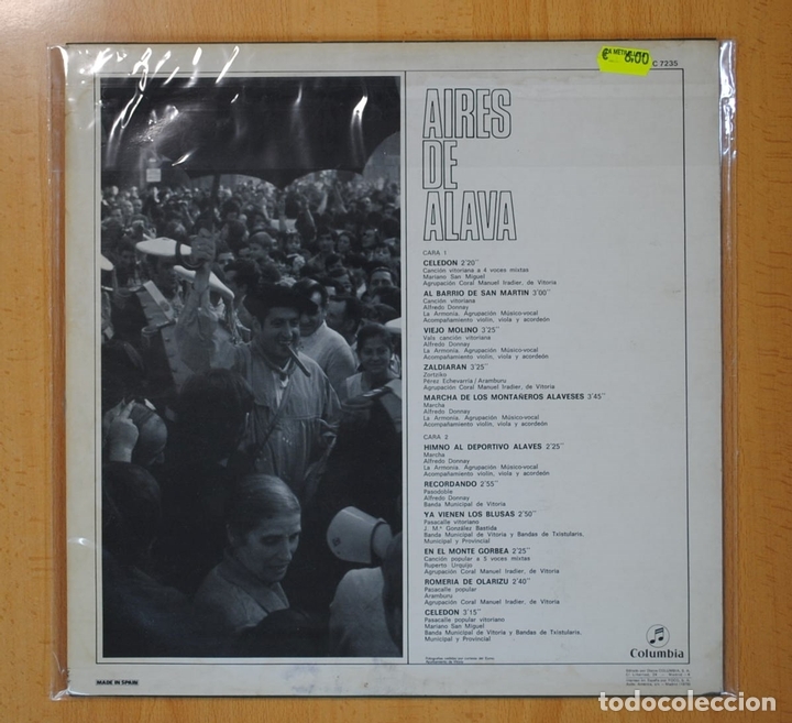 Discos de vinilo: VARIOS - AIRES DE ALAVA - LP - Foto 2