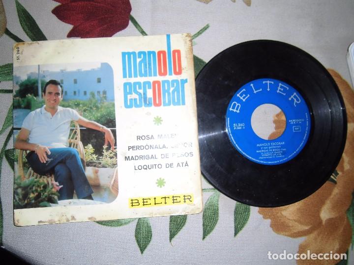 Discos de vinilo: 3 discos vinilo Manolo Escobar - Foto 2