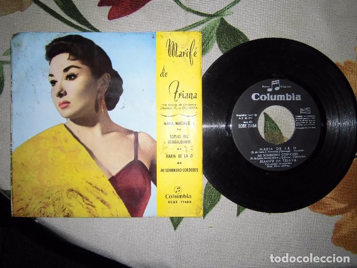Discos de vinilo: 4 singles de Marife de Triana - Foto 4