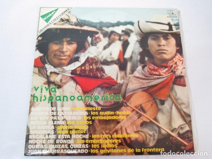 Discos de vinilo: VIVA HISPANOAMERICA. LP VINILO.RED POINT 1977. VER FOTOGRAFIAS ADJUNTAS - Foto 2 - 99089991