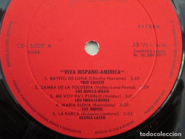 Discos de vinilo: VIVA HISPANOAMERICA. LP VINILO.RED POINT 1977. VER FOTOGRAFIAS ADJUNTAS - Foto 4 - 99089991