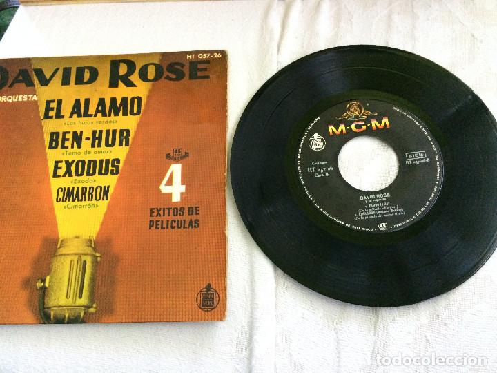 Discos de vinilo: Exitos de peliculas. David Rose. - Foto 3