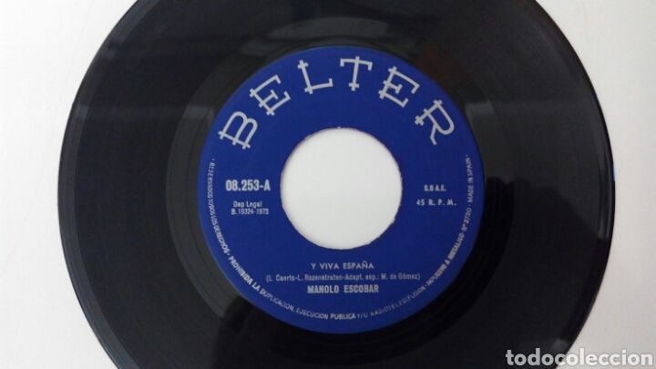 Discos de vinilo: Manolo Escobar, Y Viva Espa&ntilde;a 1977 - Foto 1
