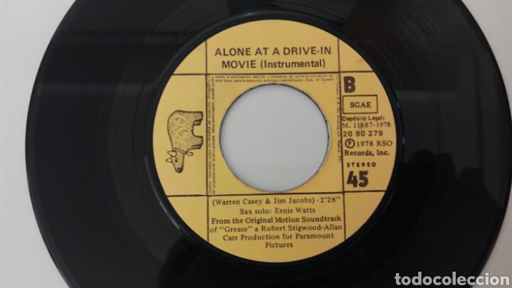 Discos de vinilo: John Travolta and Olivia Newton John 1978 Grease - Foto 2