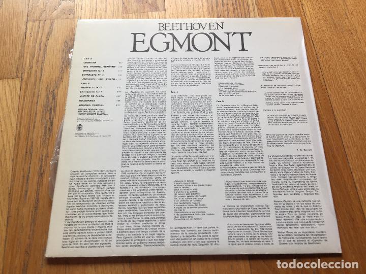 Discos de vinilo: EGMONT, Beethoven, Version Completa, - Foto 2