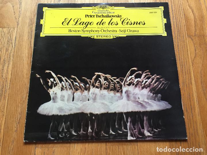 Discos de vinilo: PETER TSCHAIKOWSKY, EL LAGO DE LOS CISNES Boston Symphony Orchesta - Foto 1