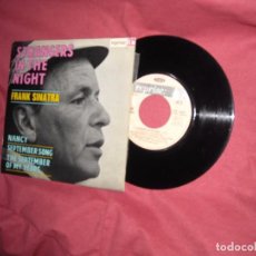 Discos de vinilo: FRANK SINATRA EP STRENGERS IN THE NIGHT EDICION FRANCIA VER FOTO. Lote 99238919