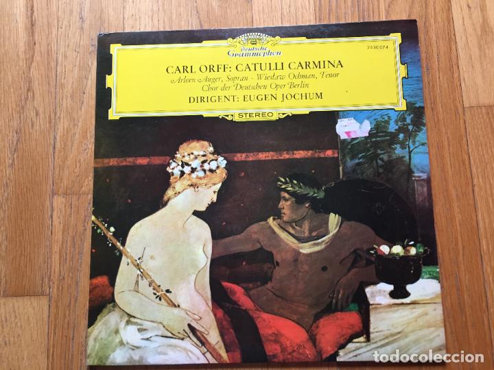 Discos de vinilo: CARL ORFF, CATULLI CARMINA, Eugen Jochum - Foto 1
