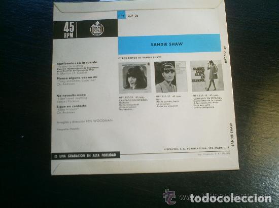 Discos de vinilo: SANDIE SHAW EUROVISION 67 - Foto 2