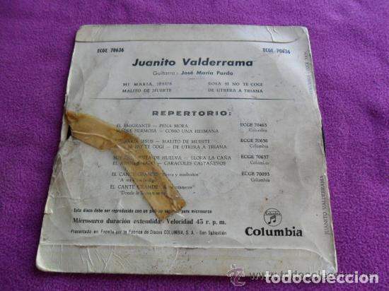 Discos de vinilo: JUANITO VALDERRAMA - MI M&ordf; JES&Uacute;S - Foto 2