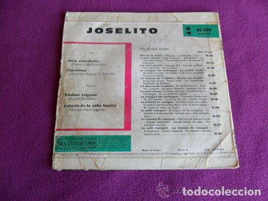 Discos de vinilo: JOSELITO - DOCE CASCAVELES TIENE MI CABALLO - Foto 2