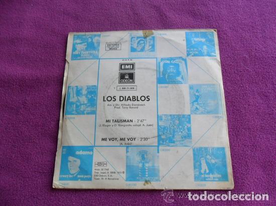 Discos de vinilo: LOS DIABLOS - MI TALISMAN - ODEON - 1973 - Foto 2