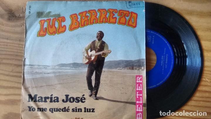 Discos de vinilo: SINGLE (VINILO) DE LUC BARRETO A&Ntilde;OS 70 - Foto 1