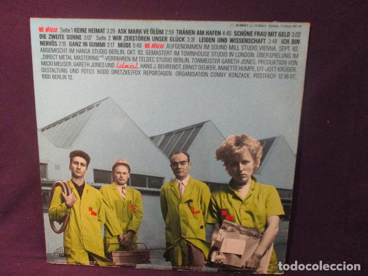 Discos de vinilo: ideal - Bi NUU 1982 - completa 1&ordf; edic org germany + insert, todo impecable - Foto 3