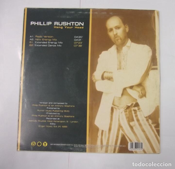 Discos de vinilo: PHILLIP RUSHTON. - HANG YOUR HEAD. TDKDA20 - Foto 2