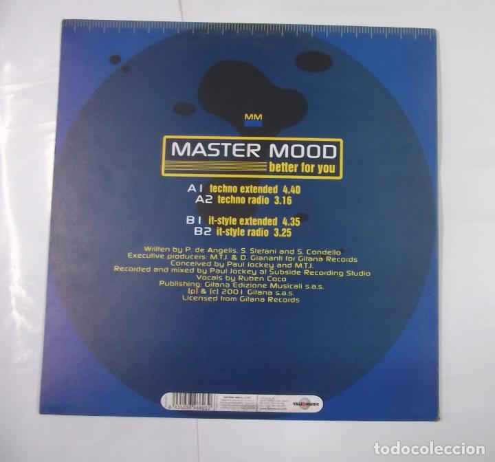 Discos de vinilo: MASTER MOOD. - BETTER FOR YOU - MAXI SINGLE. TDKDA20 - Foto 2