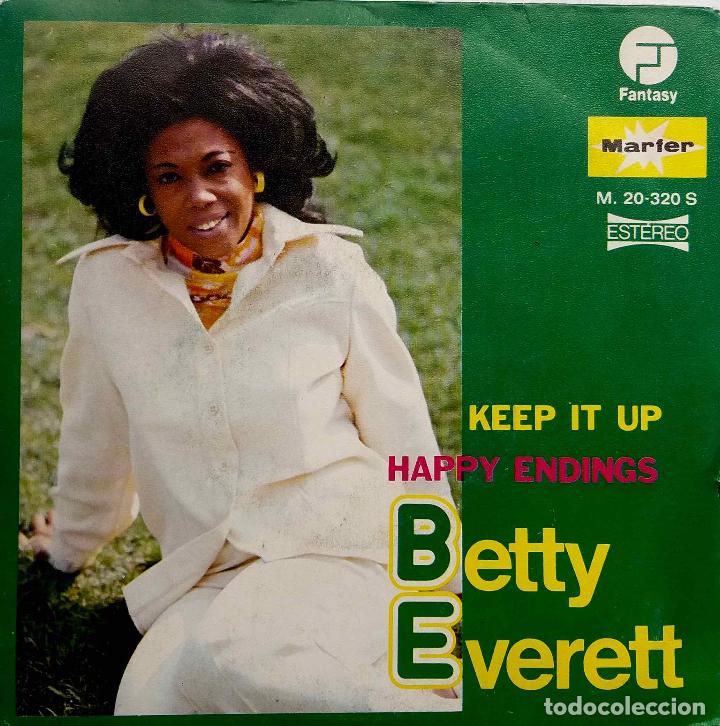 Discos de vinilo: BETTY EVERETT, KEEP IT UP. SINGLE ESPA&Ntilde;A - Foto 1