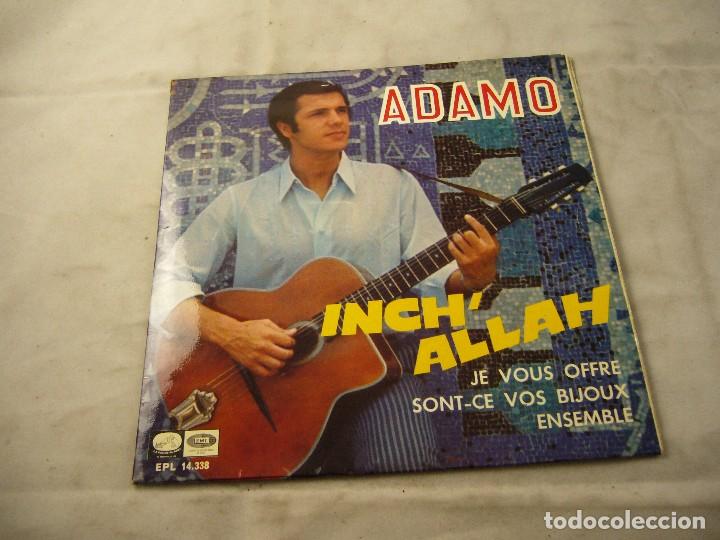 Discos de vinilo: ADAMO ?&ndash; INCH ALLAH - LA VOZ DE SU AMO 1967 - Foto 1