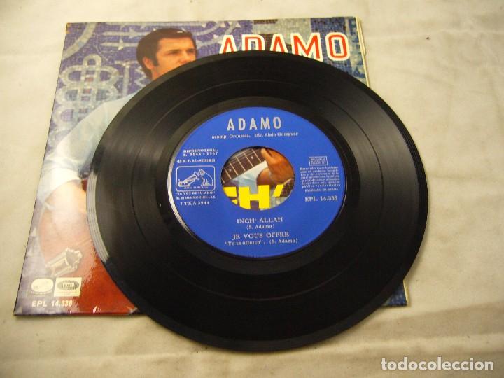 Discos de vinilo: ADAMO ?&ndash; INCH ALLAH - LA VOZ DE SU AMO 1967 - Foto 2