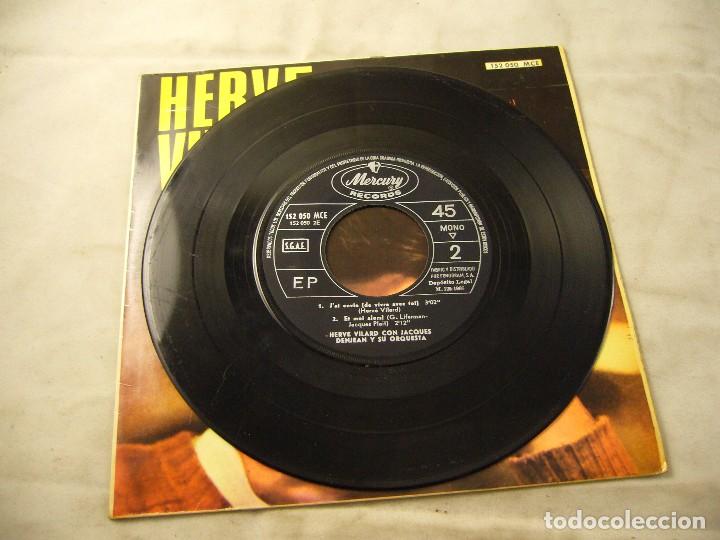 Discos de vinilo: EP-HERVE VILARD-FAIS LA RIRE-SPAIN-1966 - Foto 2