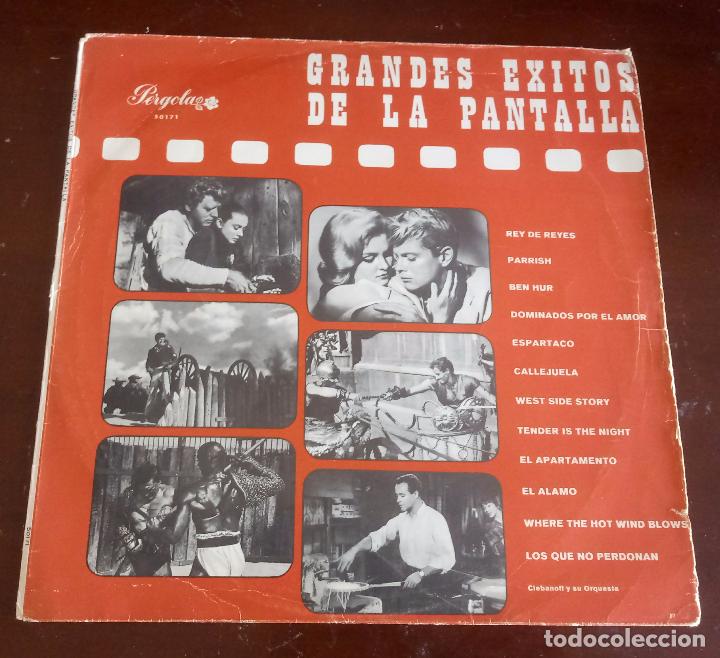 Discos de vinilo: GRANDES EXITOS DE LA PANTALLA - LP - 1969 - PERGOLA - Foto 1