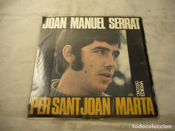 Discos de vinilo: JOAN MANUEL SERRAT PER SANT JOAN EP 1968 - Foto 1
